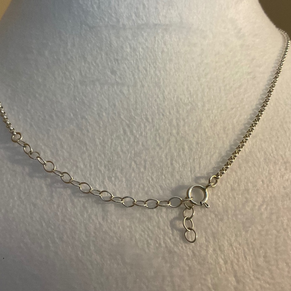 Vintage Carolyn Pollack Multi Stoned CR 925 Sterling Silver Necklace - Picture 3 of 10